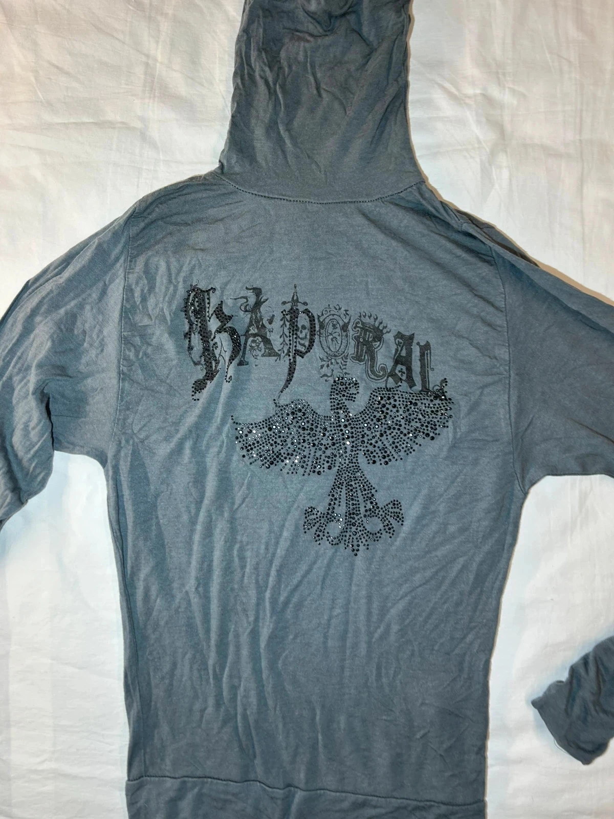 Sudadera gris Kaporal con cuello vuelto de lana – photo 2